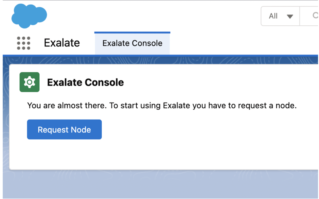 request an exalate node 