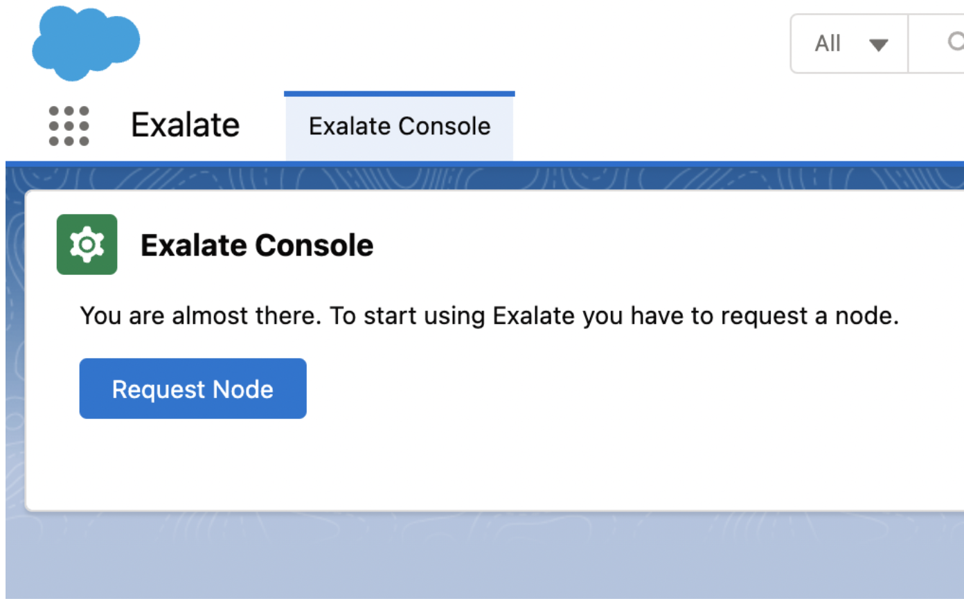 exalate node for salesforce 