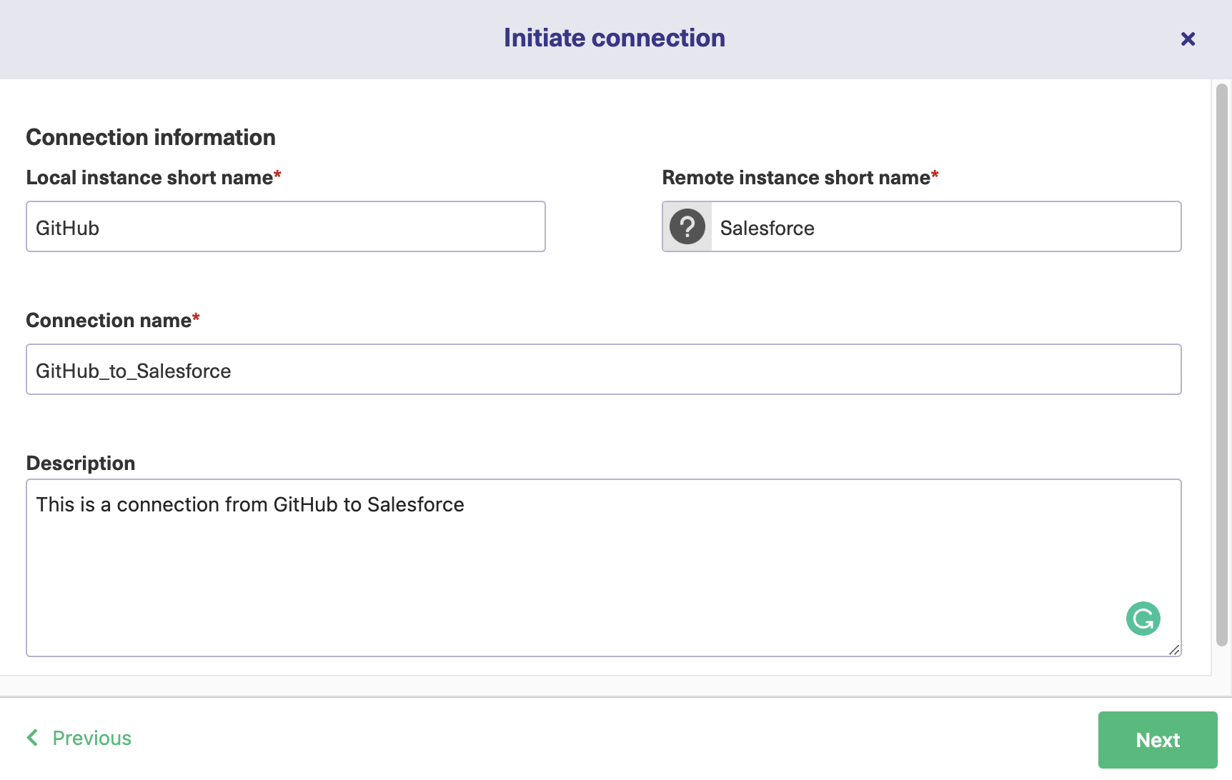 initiate GitHub salesforce integration in script mode 