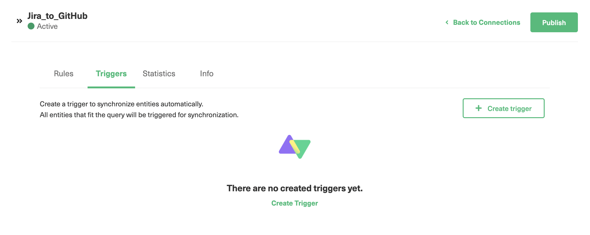 Jira GitHub sync triggers 